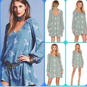 Free People Emma Floral Swing Dress Size XS
